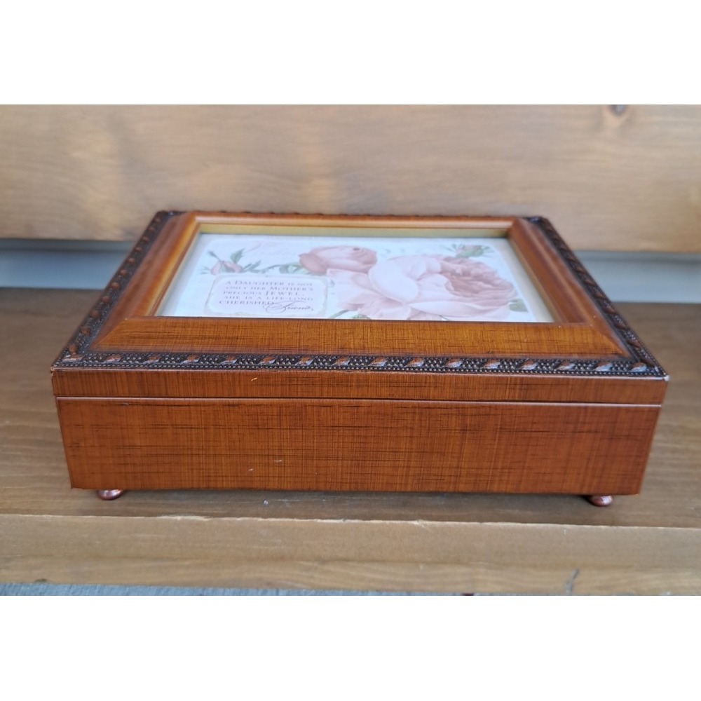 Cottage Garden Collectable Decorative Sankyo Music Jewelry Box For Daughter - Picture 4 of 13